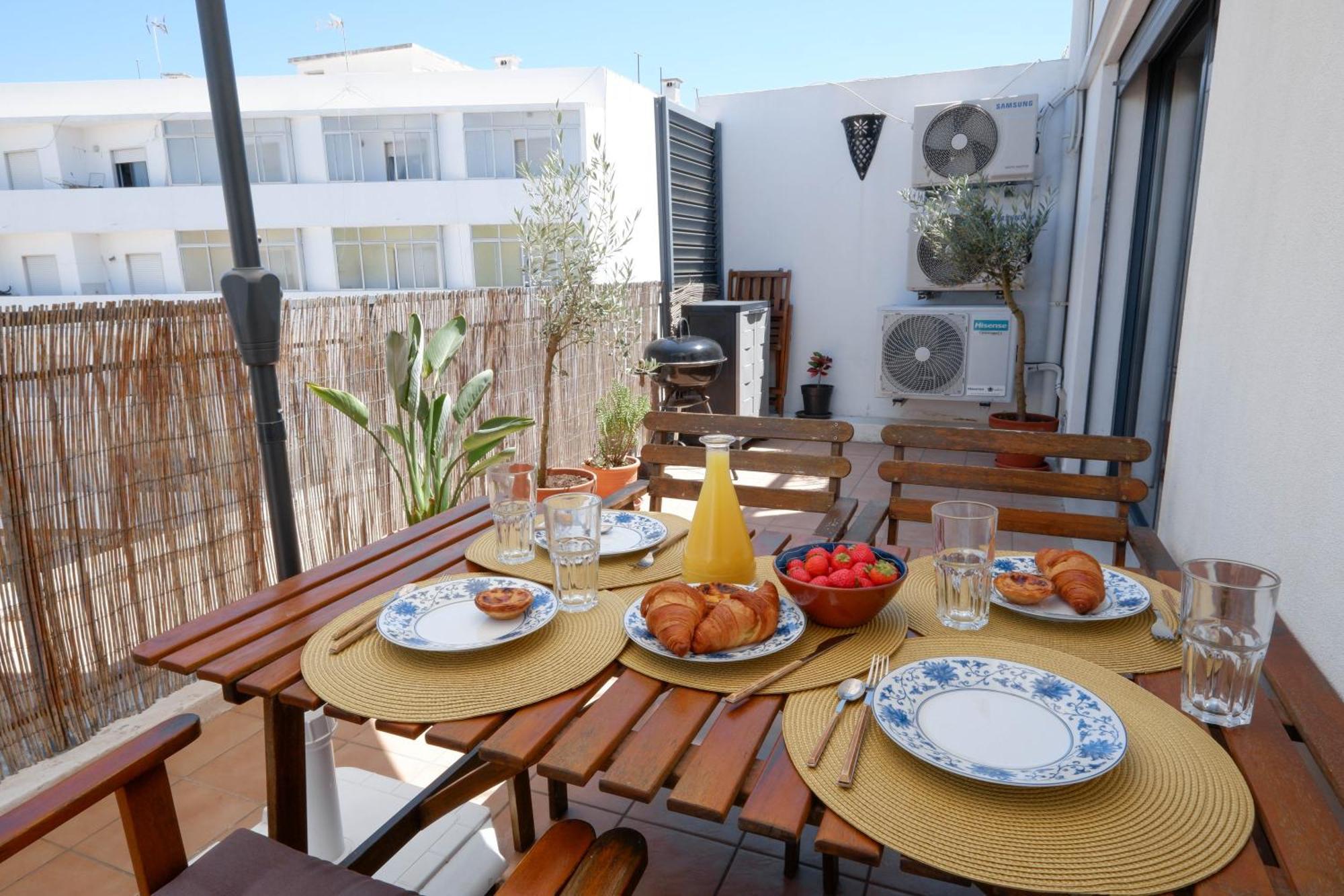 Spacious Terrace, Swimming Pool, Private Parking Olhão Eksteriør bilde